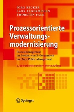 Prozessorientierte Verwaltungsmodernisierung - Becker, Jörg;Algermissen, Lars;Falk, Thorsten