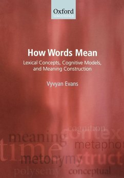 How Words Mean - Evans, Vyvyan