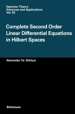 Cover Complete second order linear differential equations in Hilbert spaces