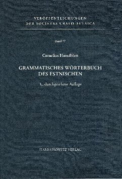 Grammatisches Wörterbuch des Estnischen - Hasselblatt, Cornelius