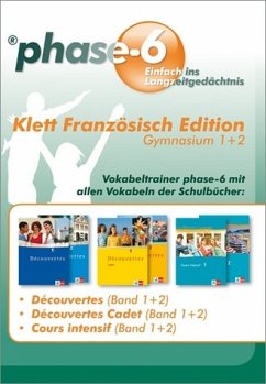 Cover phase-6, Klett Französisch Edition Gymnasium, CD-ROM. Bd.1+2