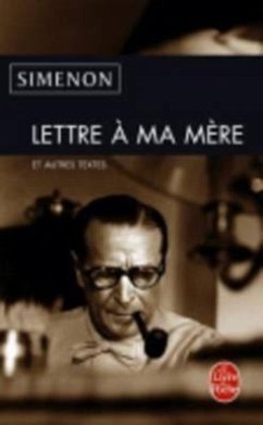 Lettre À Ma Mère - Simenon, Georges