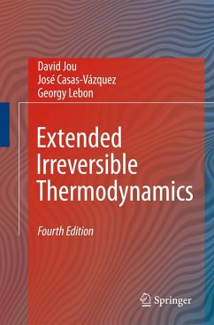 Extended Irreversible Thermodynamics - Jou, David;Lebon, Georgy;Casas-Vázquez, José
