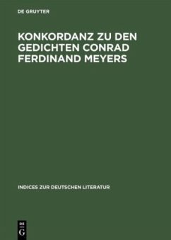 Konkordanz zu den Gedichten Conrad Ferdinand Meyers