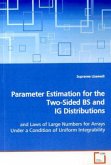 Parameter Estimation for the Two-Sided BS and IG Distributions