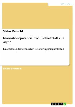 Innovationspotenzial von Biokraftstoff aus Algen - Ponsold, Stefan