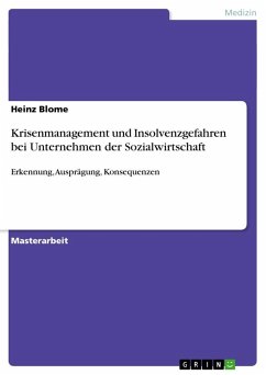 Krisenmanagement und Insolvenzgefahren bei Unternehmen der Sozialwirtschaft - Blome, Heinz