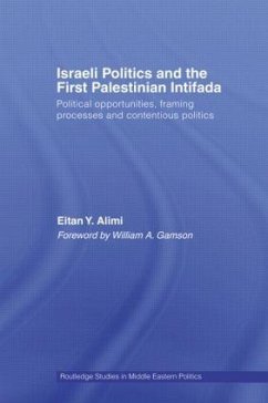 Israeli Politics and the First Palestinian Intifada - Alimi, Eitan