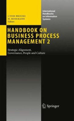 Handbook on Business Process Management 2 - Brocke, Jan / Rosemann, Michael (Hrsg.)