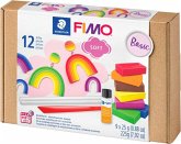 STAEDTLER FIMO soft 8023, ofenhärtende Modelliermasse "Basic Set", 9 Halbblöcken 25 g, Glanzlack + Modellierwerkzeug STAEDTLER FIMO soft 8023, ofenhärtende Modelliermasse "Basic Set", 9 Halbblöcken 25 g, Glanzlack + Modellierwerkzeug