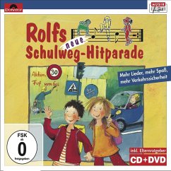 Rolfs neue Schulweg-Hitparade, 1 CD-Audio + 1 DVD - Zuckowski, Rolf