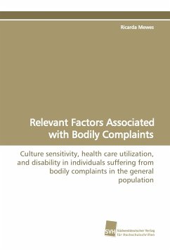 Relevant Factors Associated with Bodily Complaints - Mewes, Ricarda