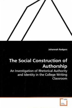 Cover The Social Construction of Authorship