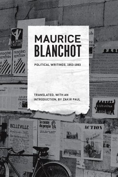 Political Writings, 1953-1993 - Blanchot, Maurice