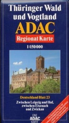 ADAC Karte Thüringer Wald und Vogtland