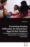 Preventing Reading Difficulties for Elementary-Aged At-Risk Students