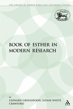 Cover The Book of Esther in Modern Research