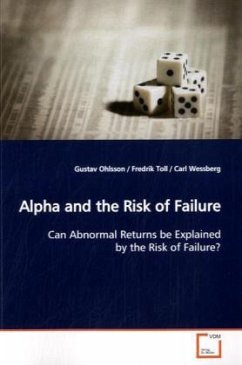 Alpha and the Risk of Failure - Ohlsson, Gustav