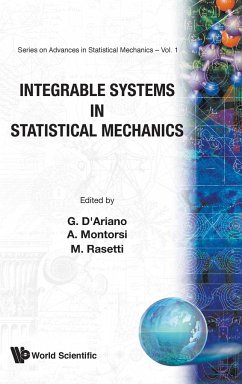 INTEGRABLE SYSTEMS IN STATISTICAL...(V1) - G D'Ariano, A Montorsi M Rasetti