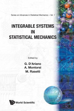 INTEGRABLE SYSTEMS IN STATISTICAL...(V1) - G D'Ariano, A Montorsi M Rasetti