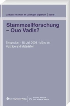 Cover Stammzellforschung - Quo vadis?