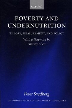 Poverty and Undernutrition - Svedberg, Peter