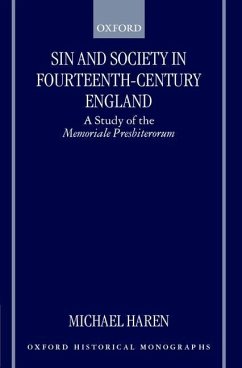 Sin and Society in Fourteenth-Century England - Haren, Michael