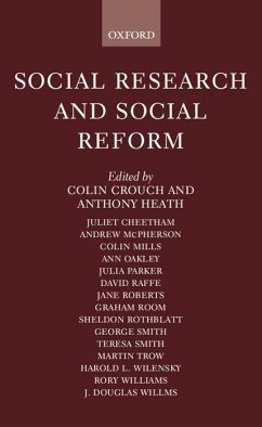 Social Research and Social Reform - Crouch, Colin / Heath, Anthony (eds.)
