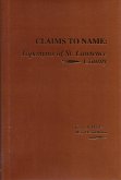 Claims to Name: Toponyms of St. Lawrence County