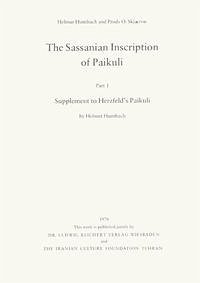 The Sassanian Inscription of Paikuli - Humbach, Helmut; Skjaervo, Prods O.