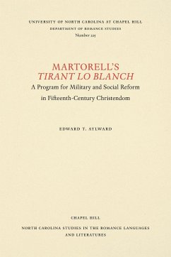 Martorell's Tirant Lo Blanch - Aylward, Edward T.