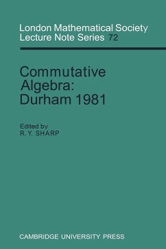 Commutative Algebra