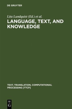Language, Text, and Knowledge - Lundquist, Lita / Jarvella, Robert J. (eds.)