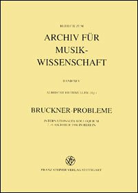 Bruckner-Probleme - Riethmüller, Albrecht