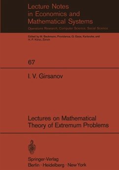 Lectures on Mathematical Theory of Extremum Problems - Girsanov, I. V.
