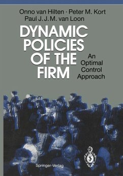 Dynamic policies of the firm : an optimal control approach.