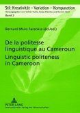 De la politesse linguistique au Cameroun - Linguistic politeness in Cameroon