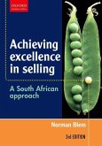 Achieving Excellence in Selling