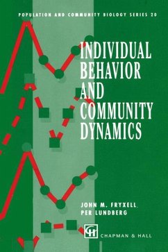 Individual Behavior and Community Dynamics - Fryxell, John; Lundberg, Per