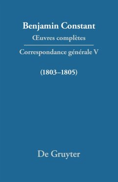 Correspondance 1803¿1805 - Constant, Benjamin