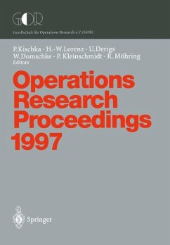 Operations Research Proceedings 1997 - Kischka