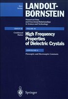 Piezooptic and Electrooptic Constants - Nelson, D. F., W. R. Cook and Werner Martienssen