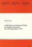 A Brief Survey of Germanic Studies at Canadian Universities from the Beginnings to 1995