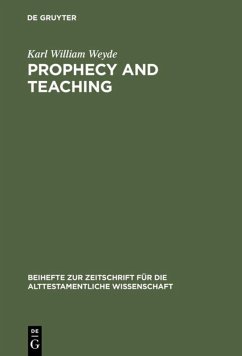 Cover Prophecy and Teaching