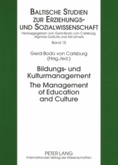 Cover Bildungs- und Kulturmanagement- The Management of Education and Culture