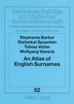 An Atlas of English Surnames - Barker, Stephanie;Spoerlein, Stefankai;Vetter, Tobias