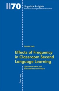 Effects of Frequency in Classroom Second Language Learning - Tode, Tomoko