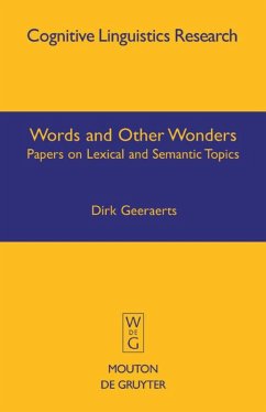 Words and Other Wonders - Geeraerts, Dirk