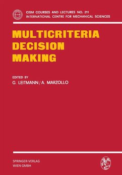 Multicriteria Decision Making - Leitmann, G. / Marzollo, A. (eds.)