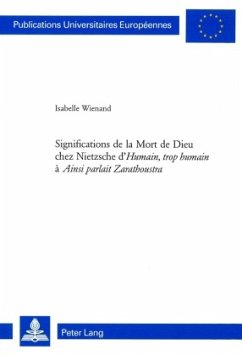 Significations de la Mort de Dieu chez Nietzsche d'